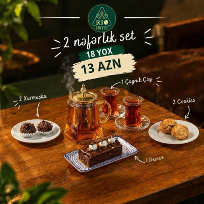 Çay Set (2 nəfərlik)
